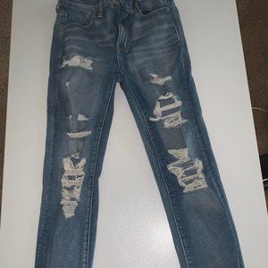 AE Super Skinny Ripped Jeans